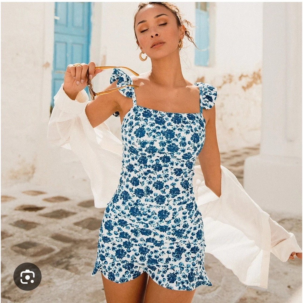 Albion Swim Skirt Set Bella Tankini Santorini High Waisted Medium